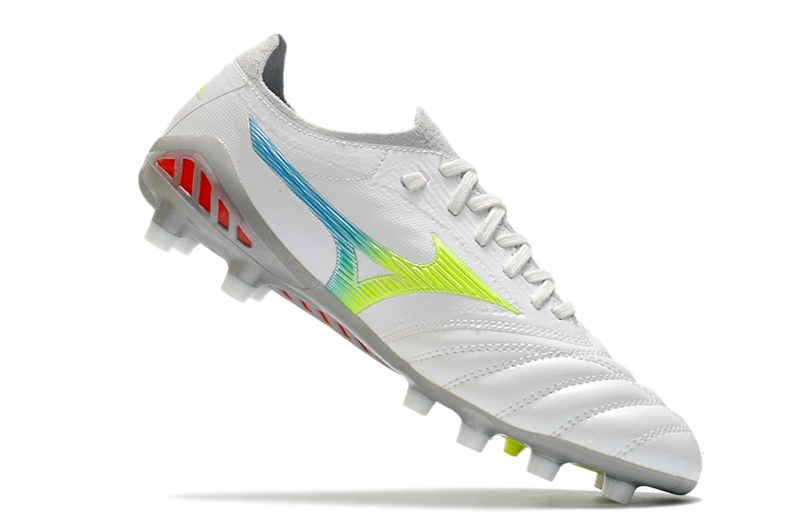 Mizuno Morelia Neo 3 Japan FG Soccer Cleats - White/Green