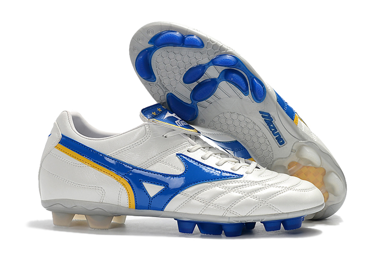 Mizuno Wave Cup Legend Japan White Blue Yellow