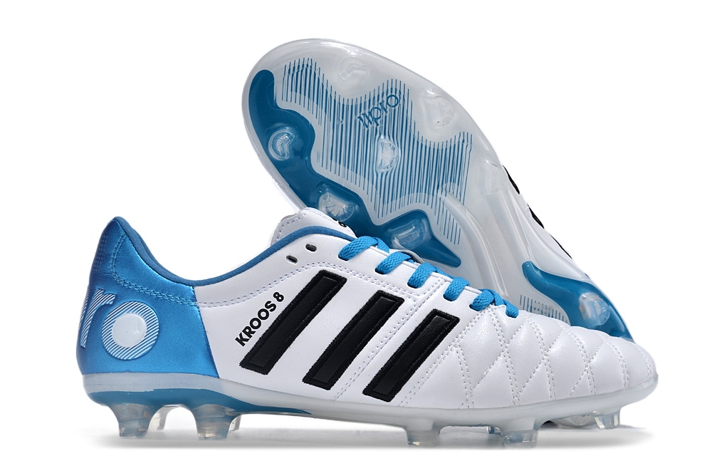 Adidas Adipure 11Pro Toni Kroos TK Editon FG - White/Black/Blue