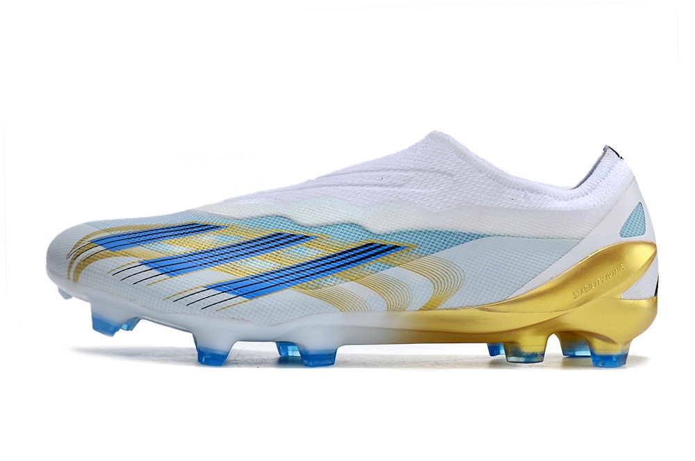 Adidas X Crazyfast Messi.1 Las Estrellas Laceless FG - White/Blue/Bold