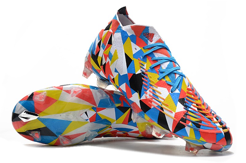 Adidas Predator Edge .1 FG Geometric - Blue/Yellow/Solar Red