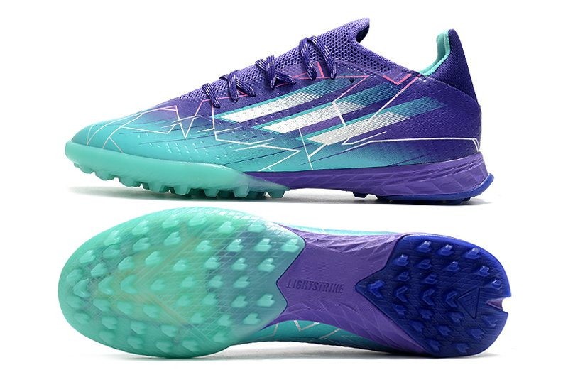Adidas X SpeedFlow .1 TF Champions Code - Purple/Silver/Sky Blue