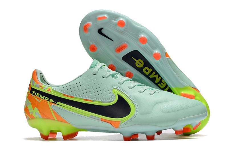 Nike Tiempo Legend 9 Elite FG Bonded - Green/Blue/Orange