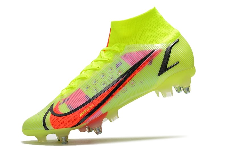 Nike Mercurial Superfly 8 'Motivation Pack' SG - Yellow / Bright Crimson / Black