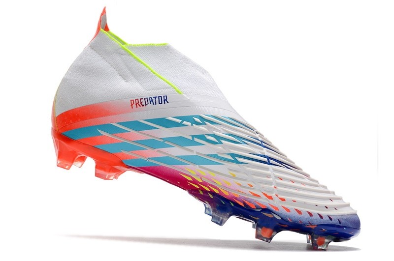 Adidas Predator Edge+ FG Al Rihla 2022 World Cup - White/Solar Yellow/Blue