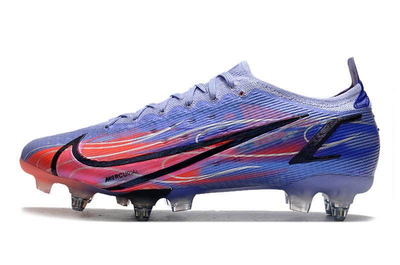 Nike Mercurial Vapor 14 Elite SG-PRO 'KM Flames' - Purple/Red
