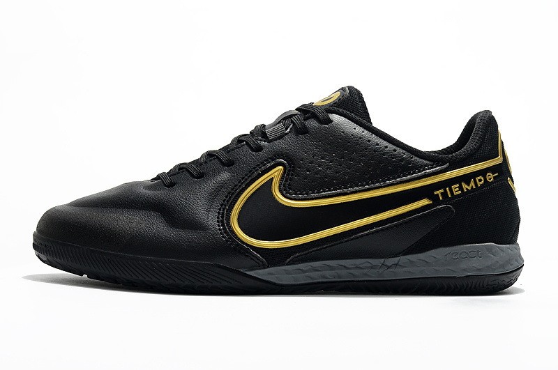 Nike Tiempo Legend React 9 Pro IC Shadow - Black/Gold