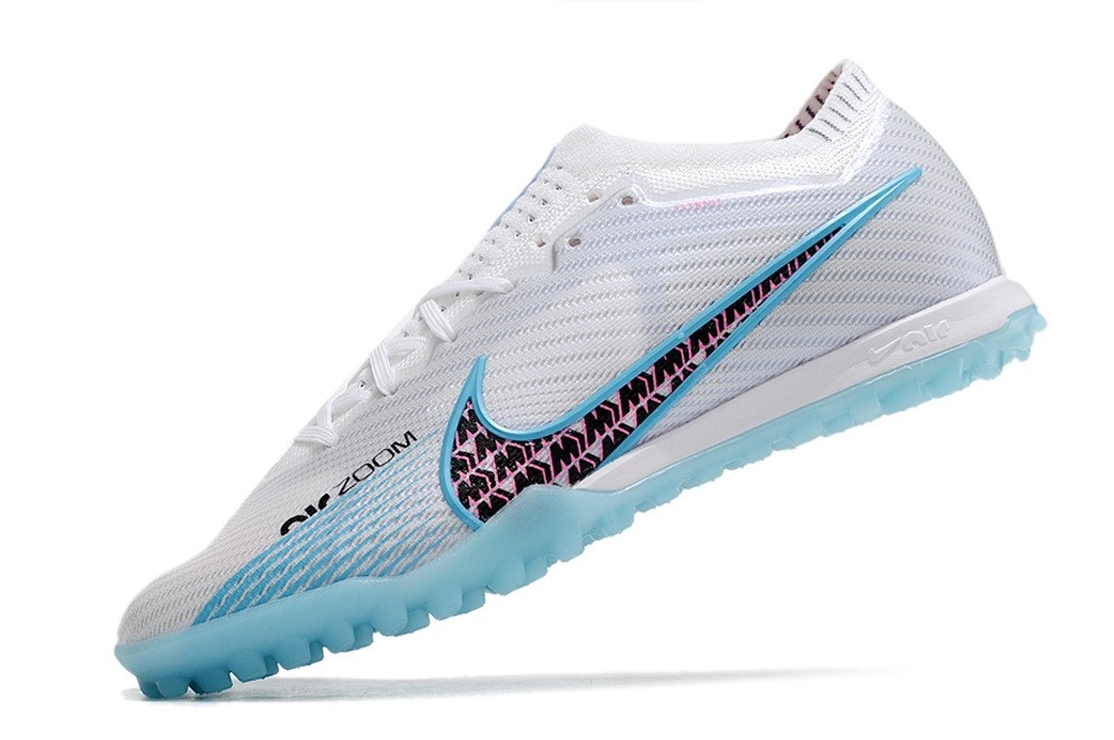 Nike Air Zoom Mercurial Vapor 15 Elite TF Blast - White/Pink Blast/Baltic Blue