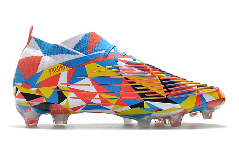 Adidas Predator Edge .1 FG Geometric - Blue/Yellow/Solar Red