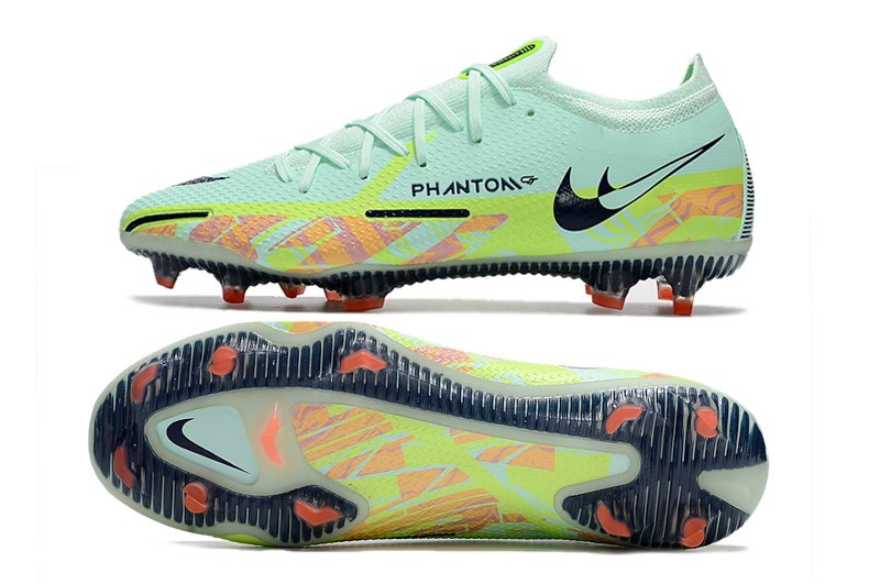Nike Phantom GT 2 Elite FG Bonded - Barely Green/Blackened Blue/Orange