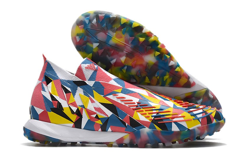 Adidas Predator Edge + TF Geometric - Blue/Yellow/Solar Red