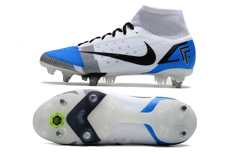Nike Mercurial Superfly 8 Elite SG 'Travis Scott x Fragment' - White/Blue/Black