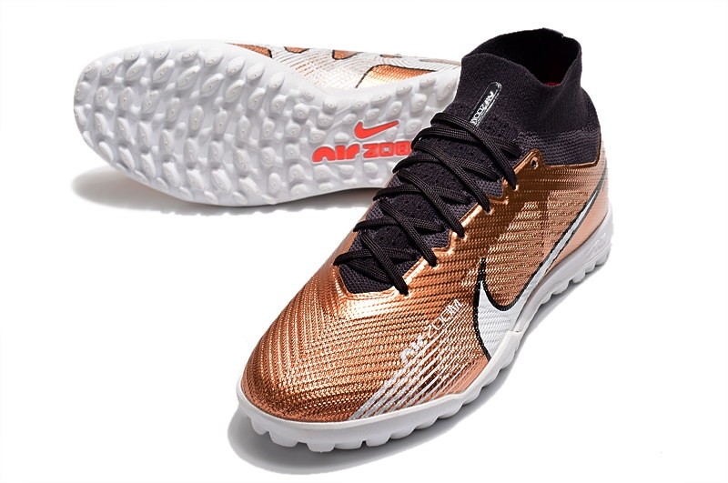 Nike Air Zoom Mercurial Superfly 9 Elite TF - Metallic Copper/Black/White