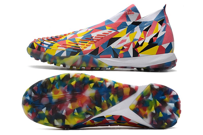 Adidas Predator Edge + TF Geometric - Blue/Yellow/Solar Red