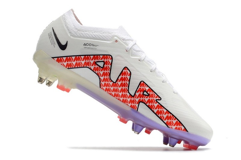 Nike Air Zoom Mercurial Vapor 15 Elite SG Anti Clog Disruption - White/Off Noir/Red
