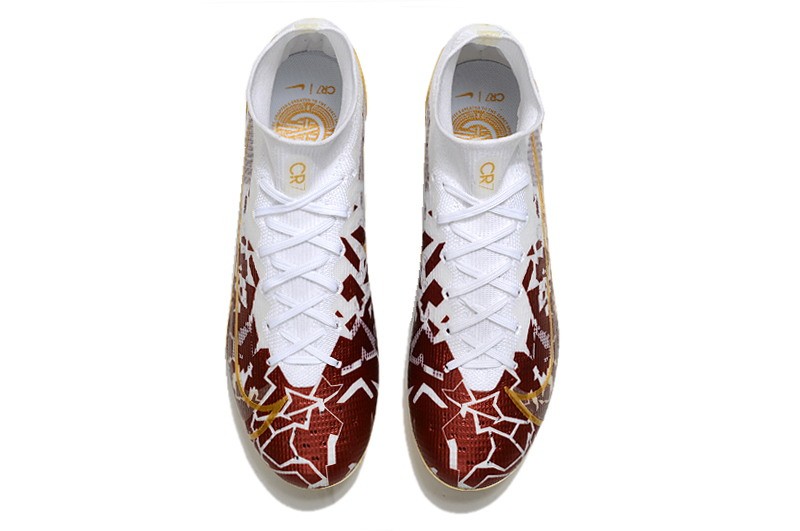 Kids Nike Mercurial Superfly 8 Elite FG CR110 Gold White