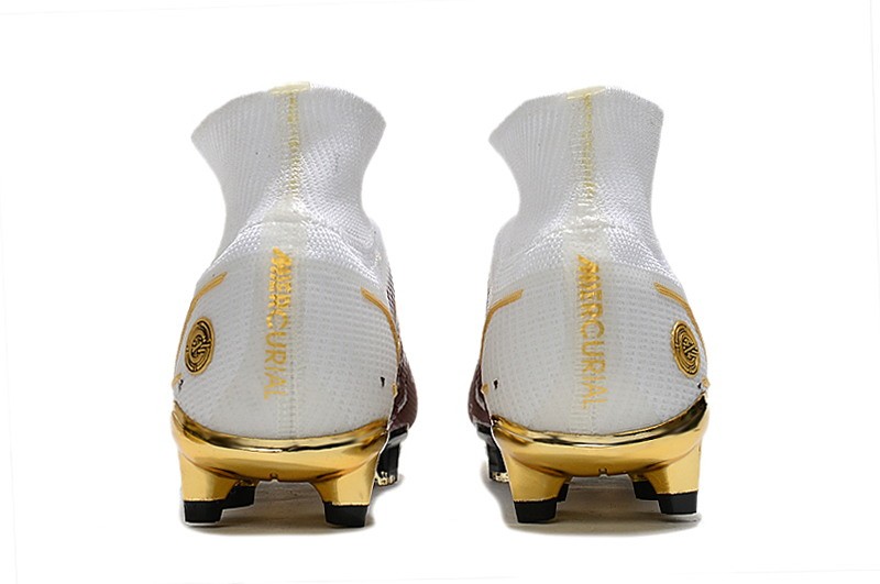 Kids Nike Mercurial Superfly 8 Elite FG CR110 Gold White