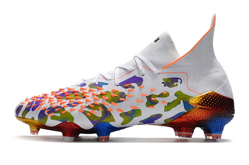 Adidas Predator Freak .1 FG Paul Pogba X Stella McCartney - White / Black / Orange