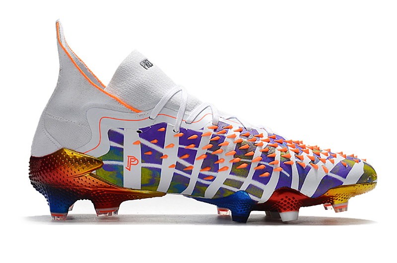 Adidas Predator Freak .1 FG Paul Pogba X Stella McCartney - White / Black / Orange