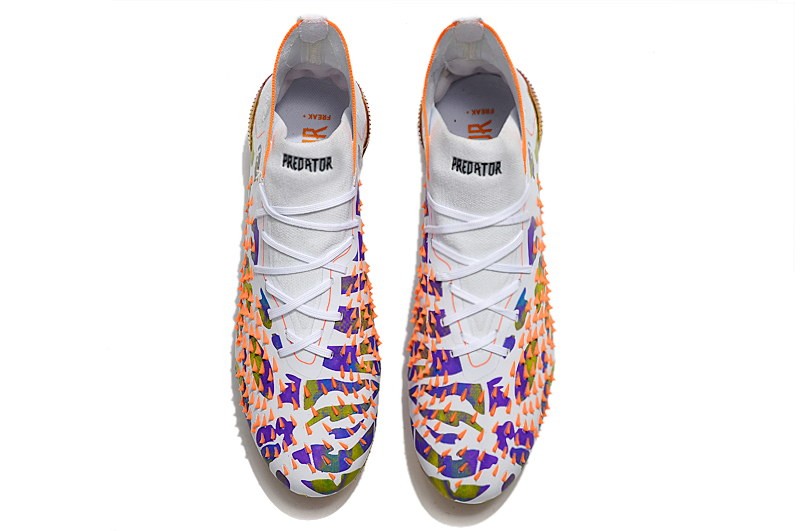 Adidas Predator Freak .1 FG Paul Pogba X Stella McCartney - White / Black / Orange