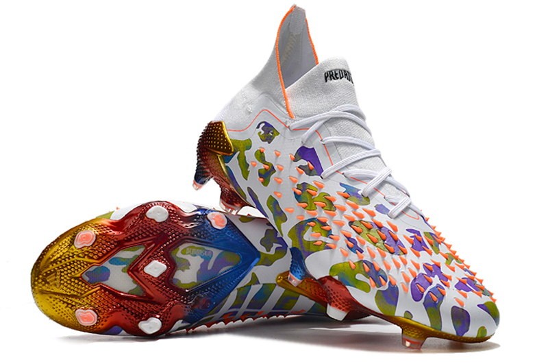 Adidas Predator Freak .1 FG Paul Pogba X Stella McCartney - White / Black / Orange