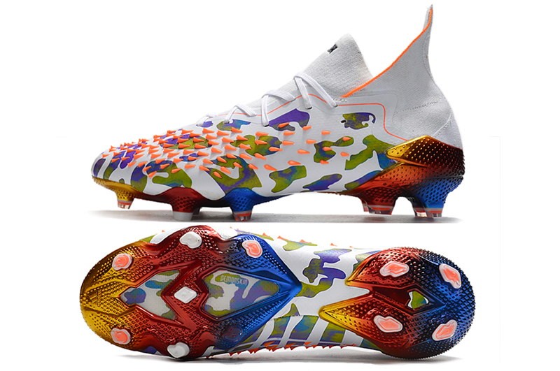 Adidas Predator Freak .1 FG Paul Pogba X Stella McCartney - White / Black / Orange