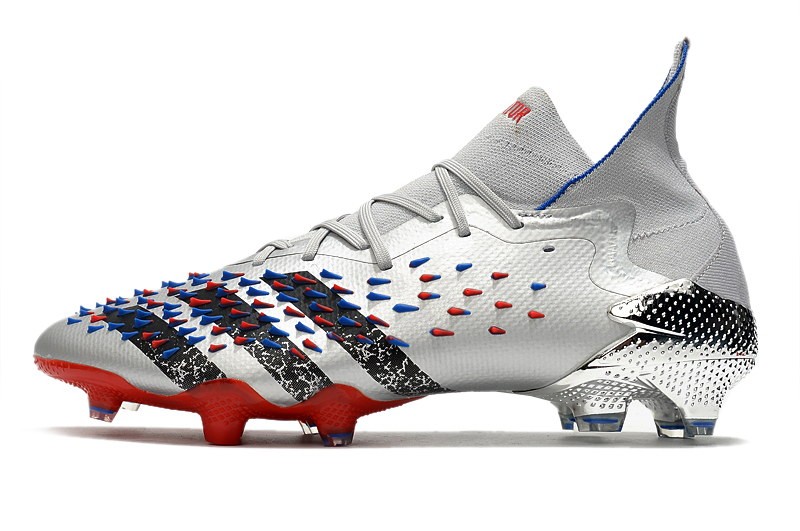 Adidas Predator Freak .1 FG Showpiece - Silver / Black/ Red / Blue