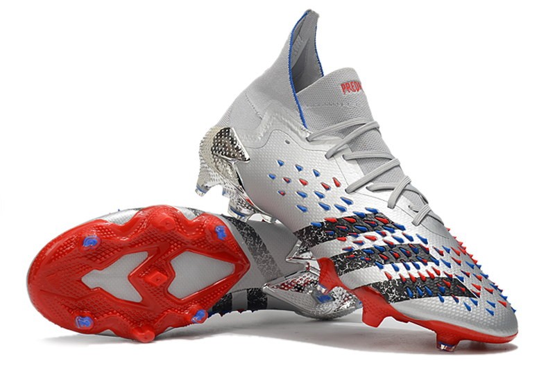 Adidas Predator Freak .1 FG Showpiece - Silver / Black/ Red / Blue