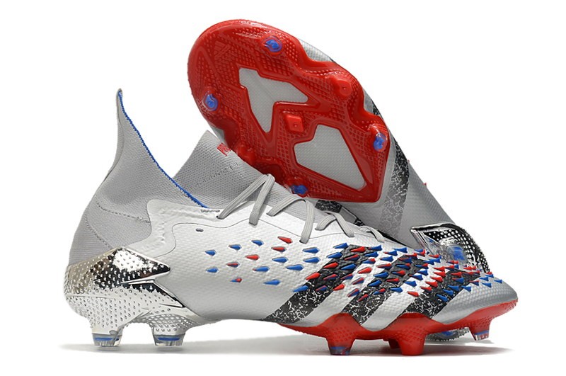 Adidas Predator Freak .1 FG Showpiece - Silver / Black/ Red / Blue
