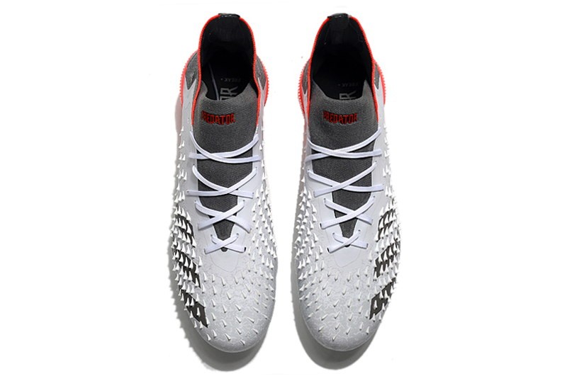 Adidas Predator Freak .1 FG WhiteSpark - White / Iron Metal / Solar Red