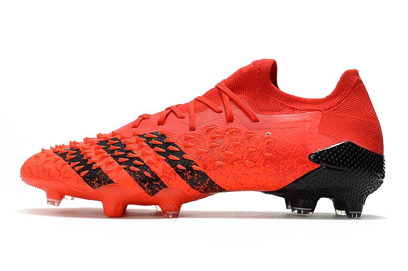 Adidas Predator Freak .1 Low FG Meteorite - Red / Core Black / Solar Red