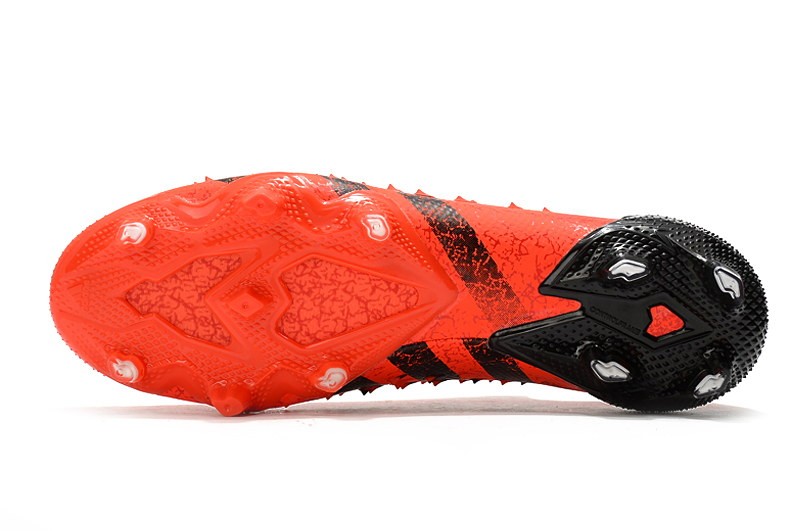 Adidas Predator Freak .1 Low FG Meteorite - Red / Core Black / Solar Red