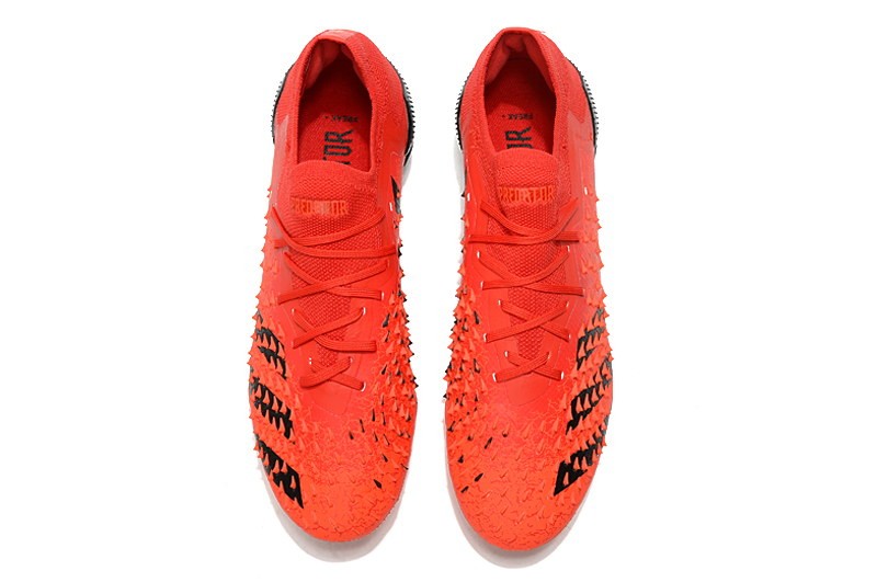 Adidas Predator Freak .1 Low FG Meteorite - Red / Core Black / Solar Red