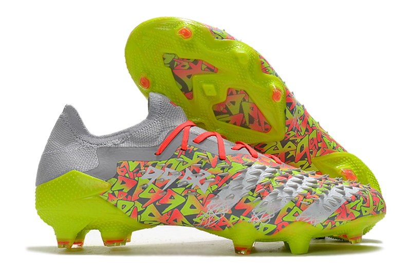 Adidas Predator Freak .1 Low FG Numbers Up - Grey / White / Solar Yellow