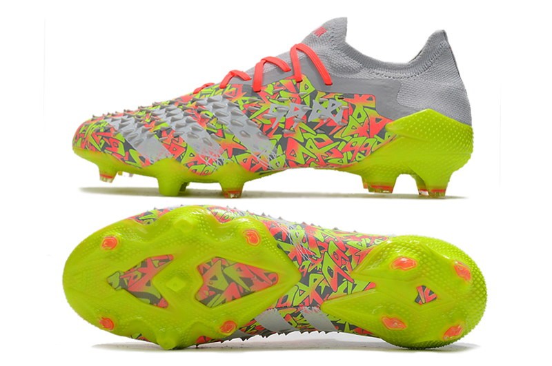 Adidas Predator Freak .1 Low FG Numbers Up - Grey / White / Solar Yellow