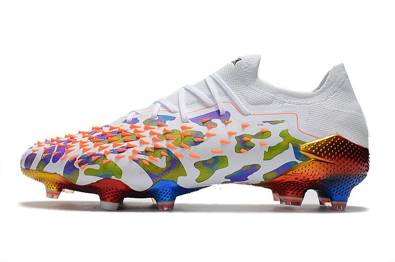 Adidas Predator Freak .1 Low FG Paul Pogba X Stella McCartney - White / Black / Orange