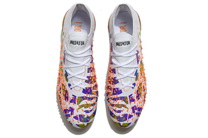 Adidas Predator Freak .1 Low FG Paul Pogba X Stella McCartney - White / Black / Orange