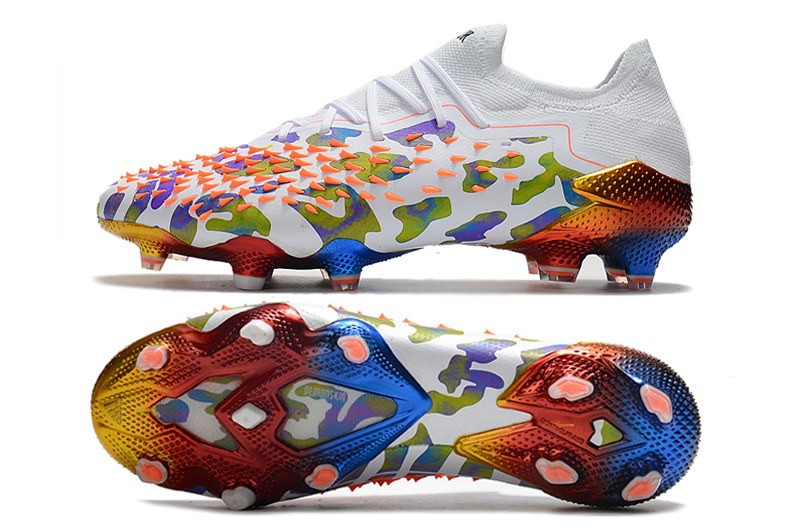 Adidas Predator Freak .1 Low FG Paul Pogba X Stella McCartney - White / Black / Orange