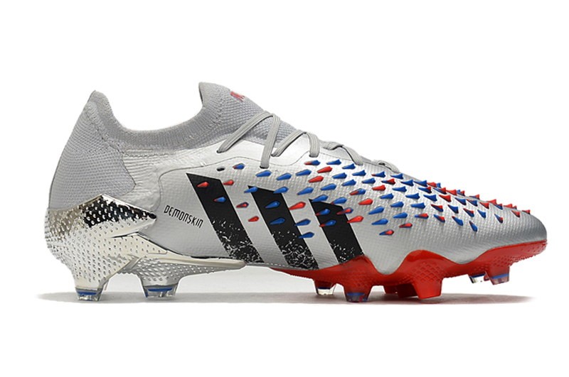 Adidas Predator Freak .1 Low FG Showpiece - Silver / Black/ Red / Blue