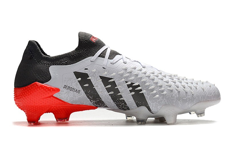 Adidas Predator Freak .1 Low FG WhiteSpark - White/Iron Metal/Solar Red