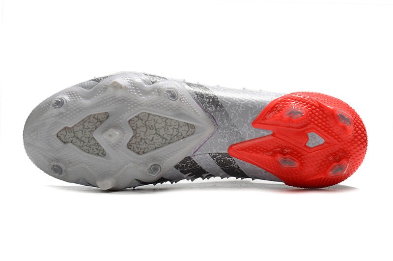 Adidas Predator Freak .1 Low FG WhiteSpark - White/Iron Metal/Solar Red