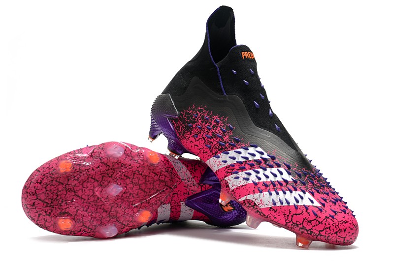 Adidas Predator Freak+ FG - Core Black / White / Shock Pink