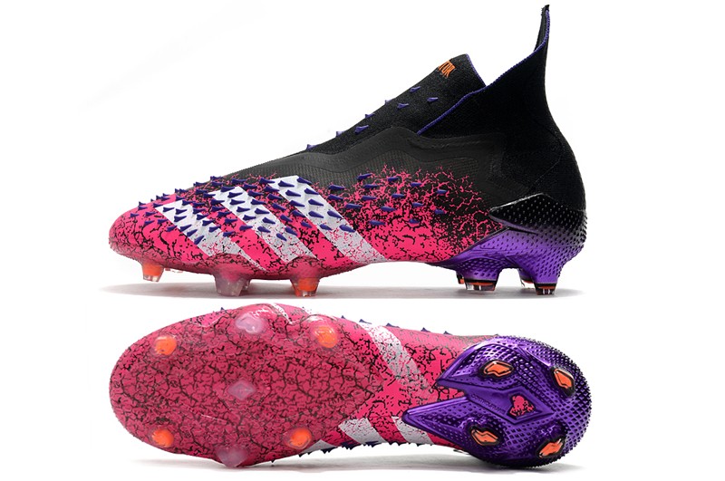 Adidas Predator Freak+ FG - Core Black / White / Shock Pink