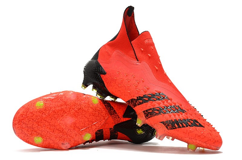 Adidas Predator Freak+ FG Meteorite - Red / Black / Solar Red