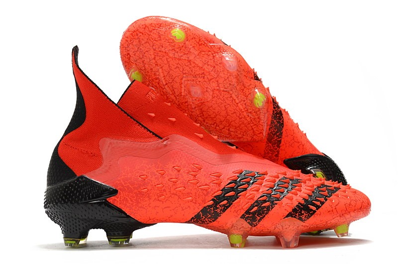 Adidas Predator Freak+ FG Meteorite - Red / Black / Solar Red