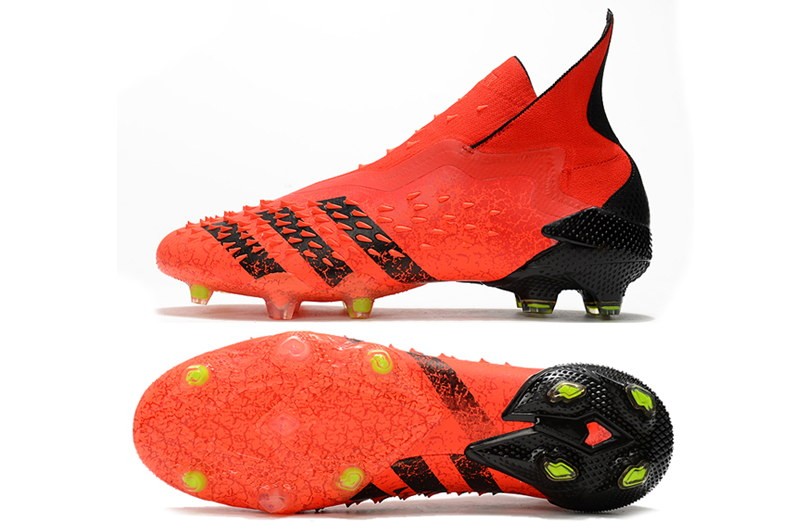 Adidas Predator Freak+ FG Meteorite - Red / Black / Solar Red