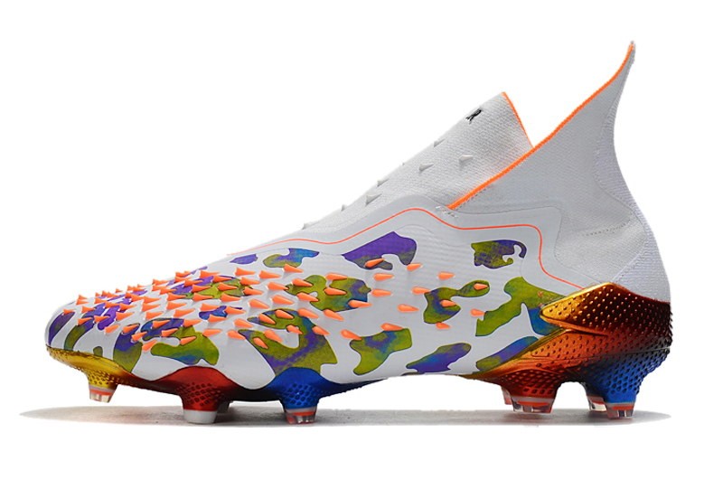 Adidas Predator Freak+ FG Paul Pogba X Stella McCartney - White / Black / Orange