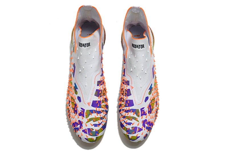 Adidas Predator Freak+ FG Paul Pogba X Stella McCartney - White / Black / Orange