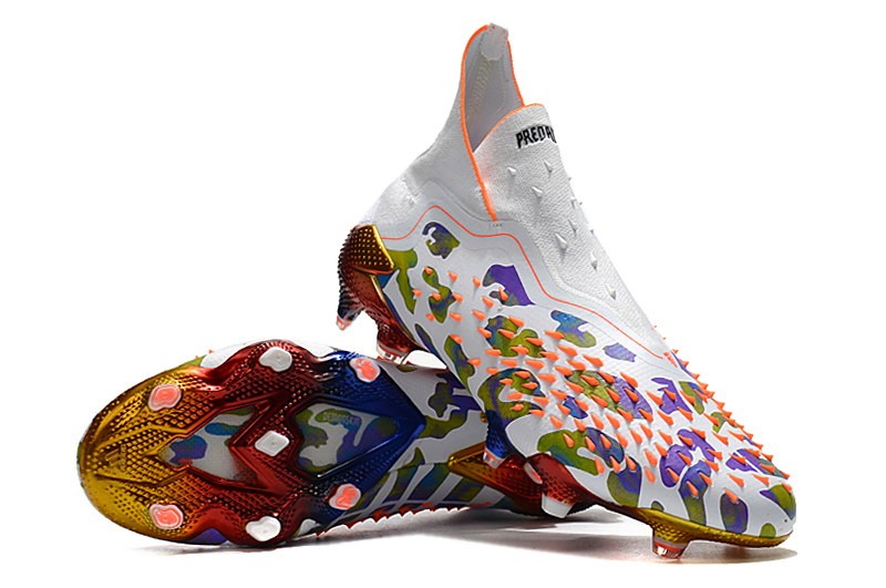 Adidas Predator Freak+ FG Paul Pogba X Stella McCartney - White / Black / Orange