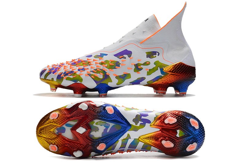 Adidas Predator Freak+ FG Paul Pogba X Stella McCartney - White / Black / Orange